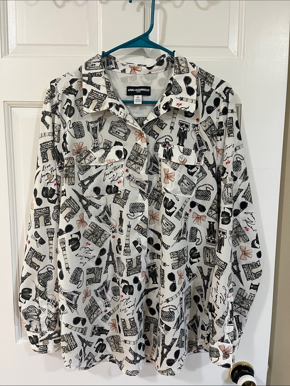 Karl Lagerfeld “Paris” shirt